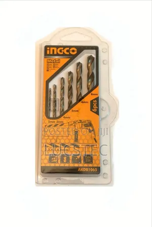Ingco 8-piece Hss Twist Drill Bit Set, Model Akdb1088.