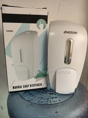 Ezuri Soap Dispenser Bottle 1 Litre White Hand Wash Bottles