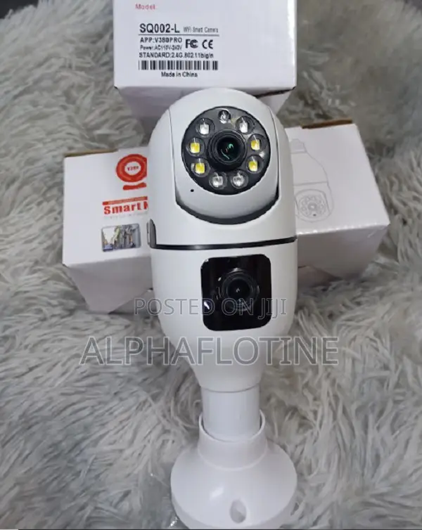 Dual PTZ Bulb Camera(V380)