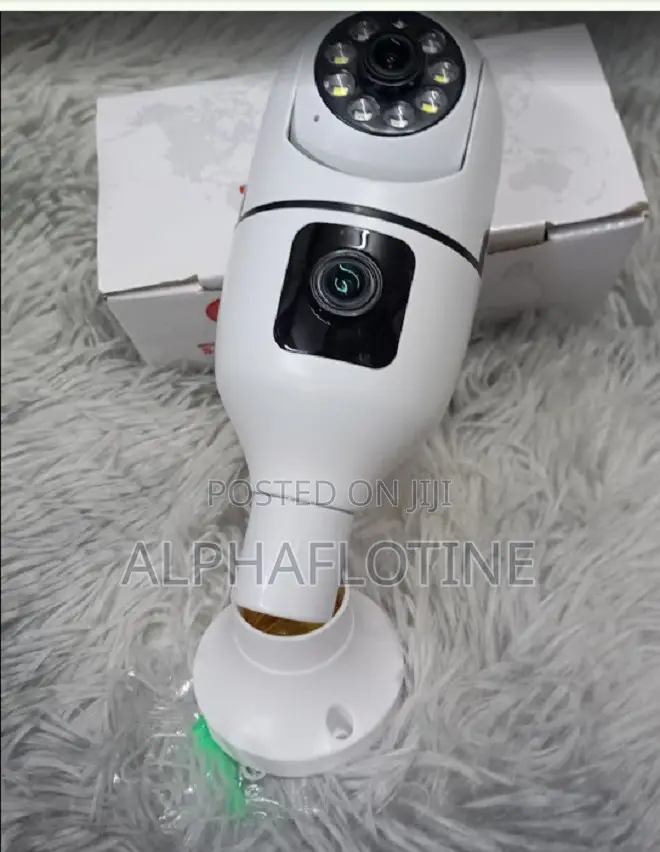 Dual Lens Bulb Camera 360 v-380pro Bulb PTZ Smart Camera