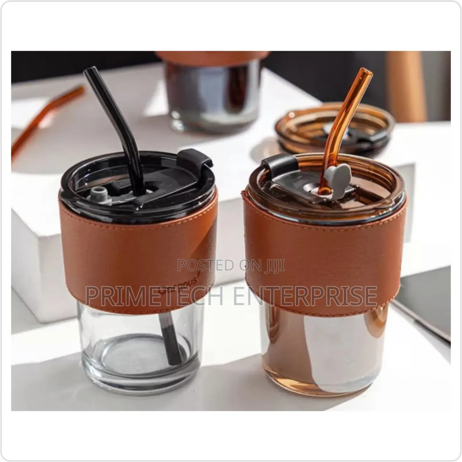 450ml Smoothie Cups With Straw