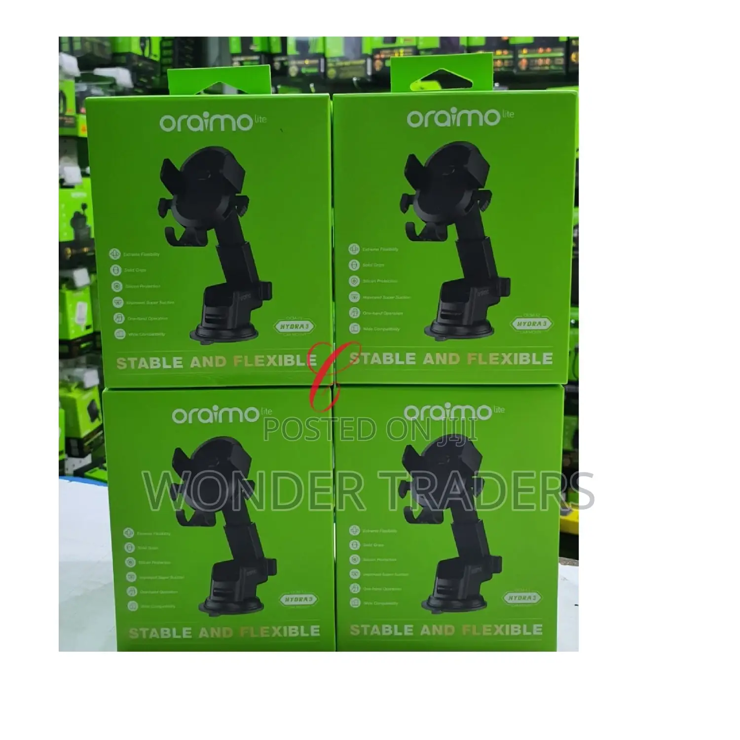 Oraimo Hydra 3 Ocm-12 Car Mount Stable and Flexible Mobile
