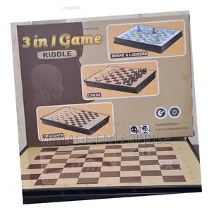 3 in 1 Game Chess Board