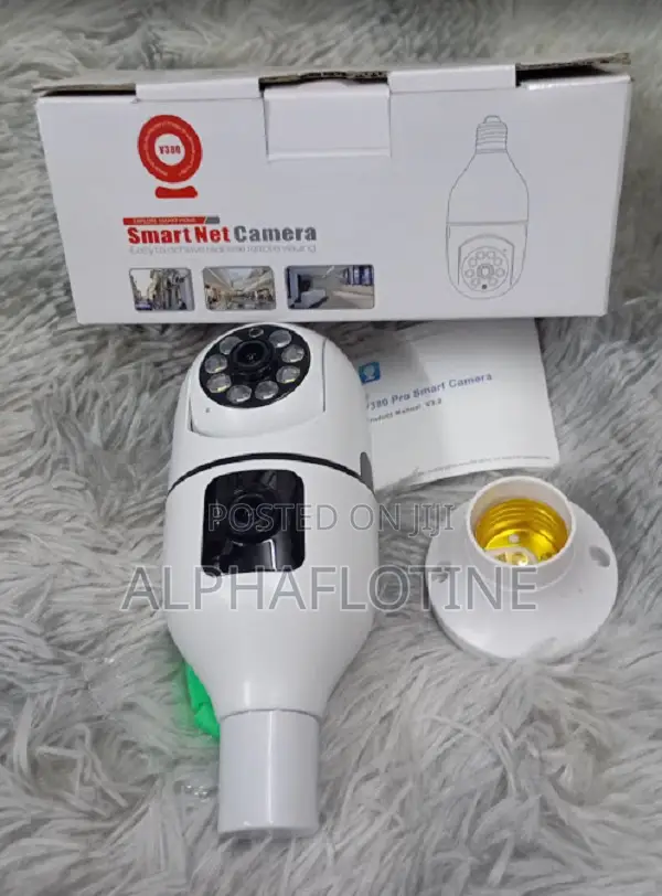 4mp Digital2+2mp E27 Dual Lens Bulb Camera Wifi Surveillance