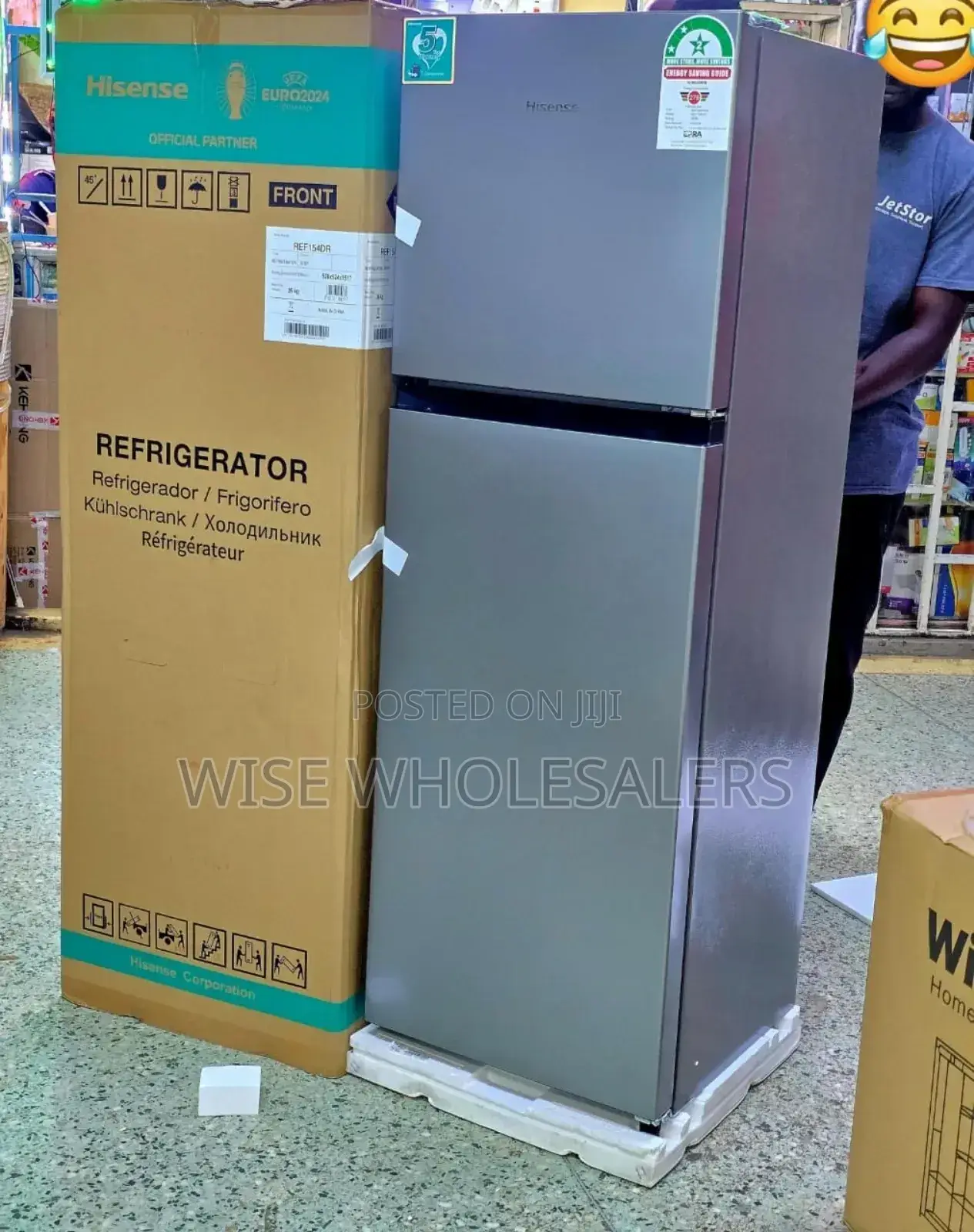 Hisense 154l Double Door Frost Fridge Available