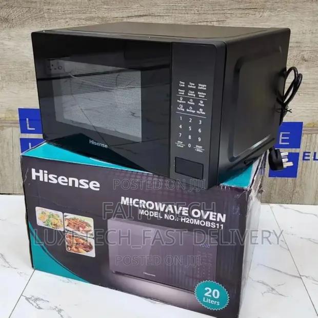 Hisense 20litres Black/Silver Digital Microwave