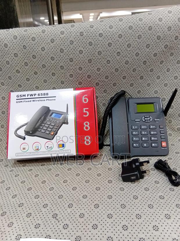 GSM Wireless Landline Phone With Sim Card Support