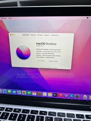 Laptop Apple MacBook Pro 2015 8GB Intel Core I5 SSD 256GB