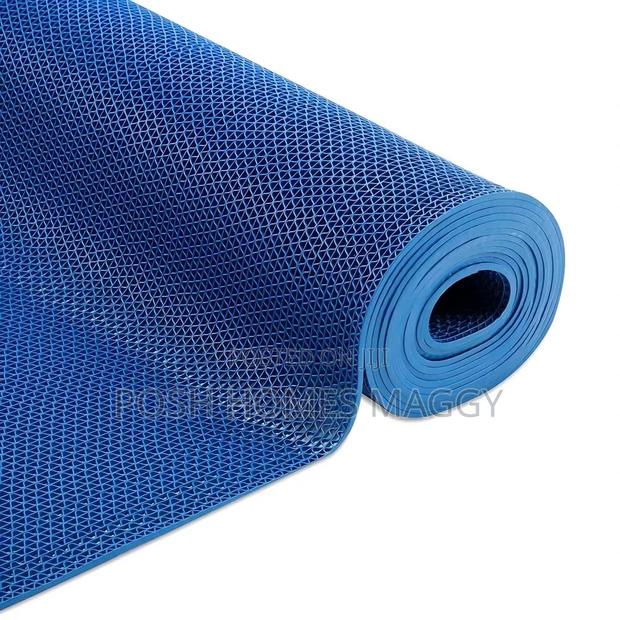 Blue Smart Flexible PVC Perforated Runner - main view