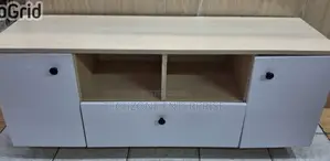 *Cairo Modern White Oak Tv Stand 4ft 
