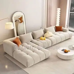 6 Seater Well Designed Modern L Shaped Sofa