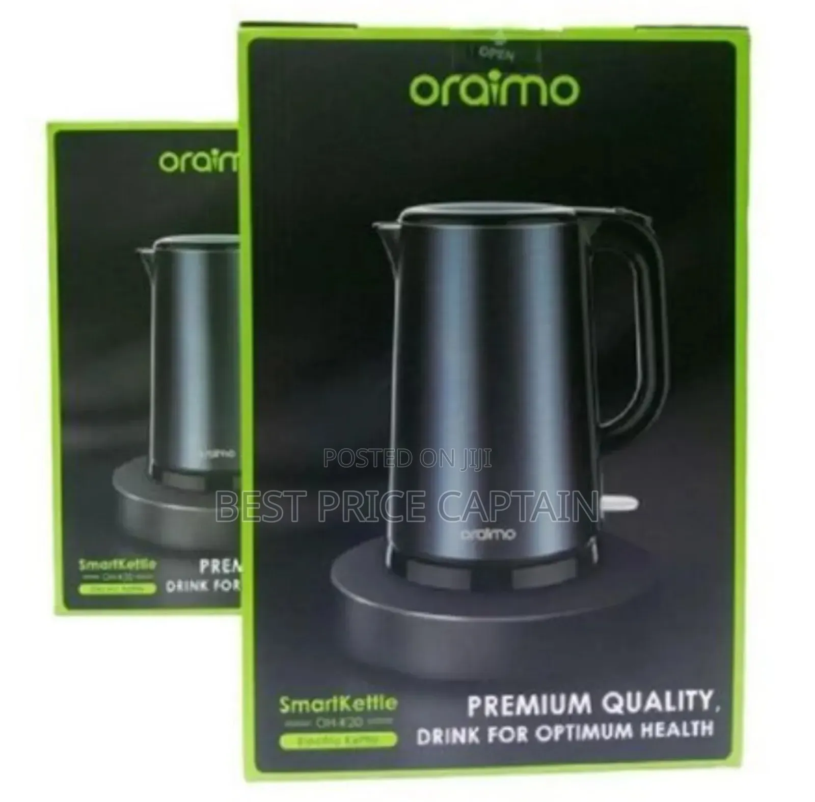 Oraimo Smart Kettle Oh- 1.7l Full Metal Liner Kettle