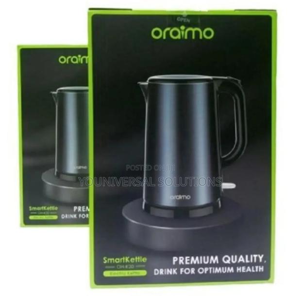 Oraimo Smart Kettle Oh- 1.7l Full Metal Liner Kettle - thumbnail 2