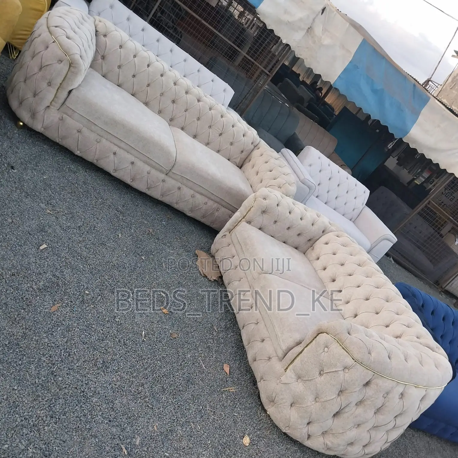 Latest 5 Seater Chester Sofa Set 3,2