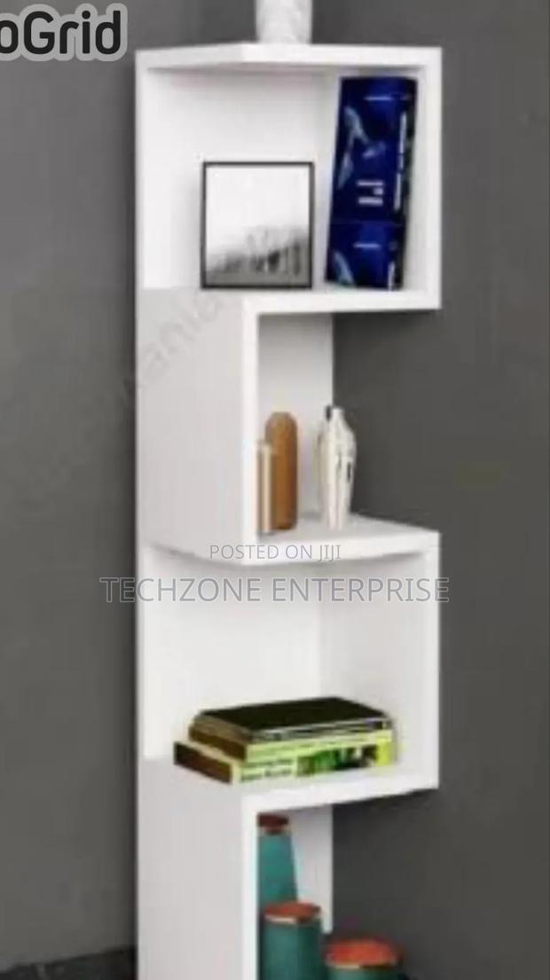 *White Joy Aesthetic Bookshelf and Décor Stand 