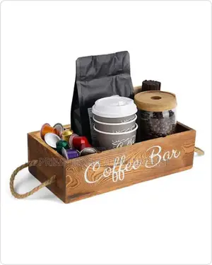 Wooden Coffee Organizer