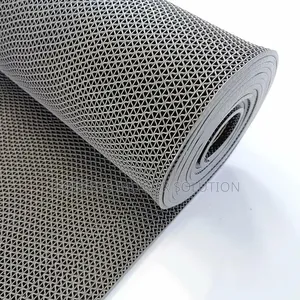 Grey S-Mat Flexible PVC Perforated Runner – Durable