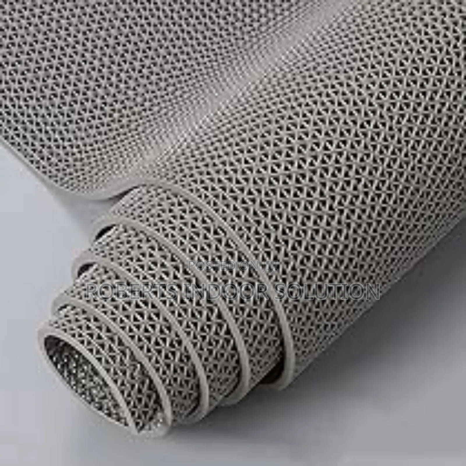 Grey S-Mat Flexible PVC Perforated Runner – Durable