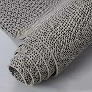 Grey S-Mat Flexible PVC Perforated Runner – Durable