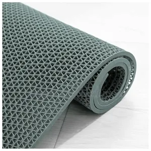 Grey S-Mat Flexible PVC Perforated Runner – Durable