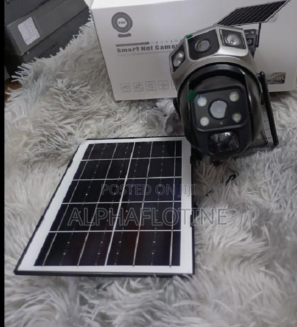 Quality v-380 Double Lens 4g Solar Camera - main view