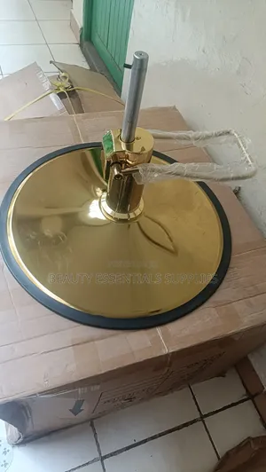 Styling Chair Gold Plate and Hydraulic