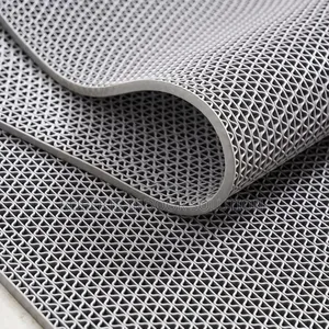 Grey Tough PVC
Perforated Surface
Non-Slip Backing
