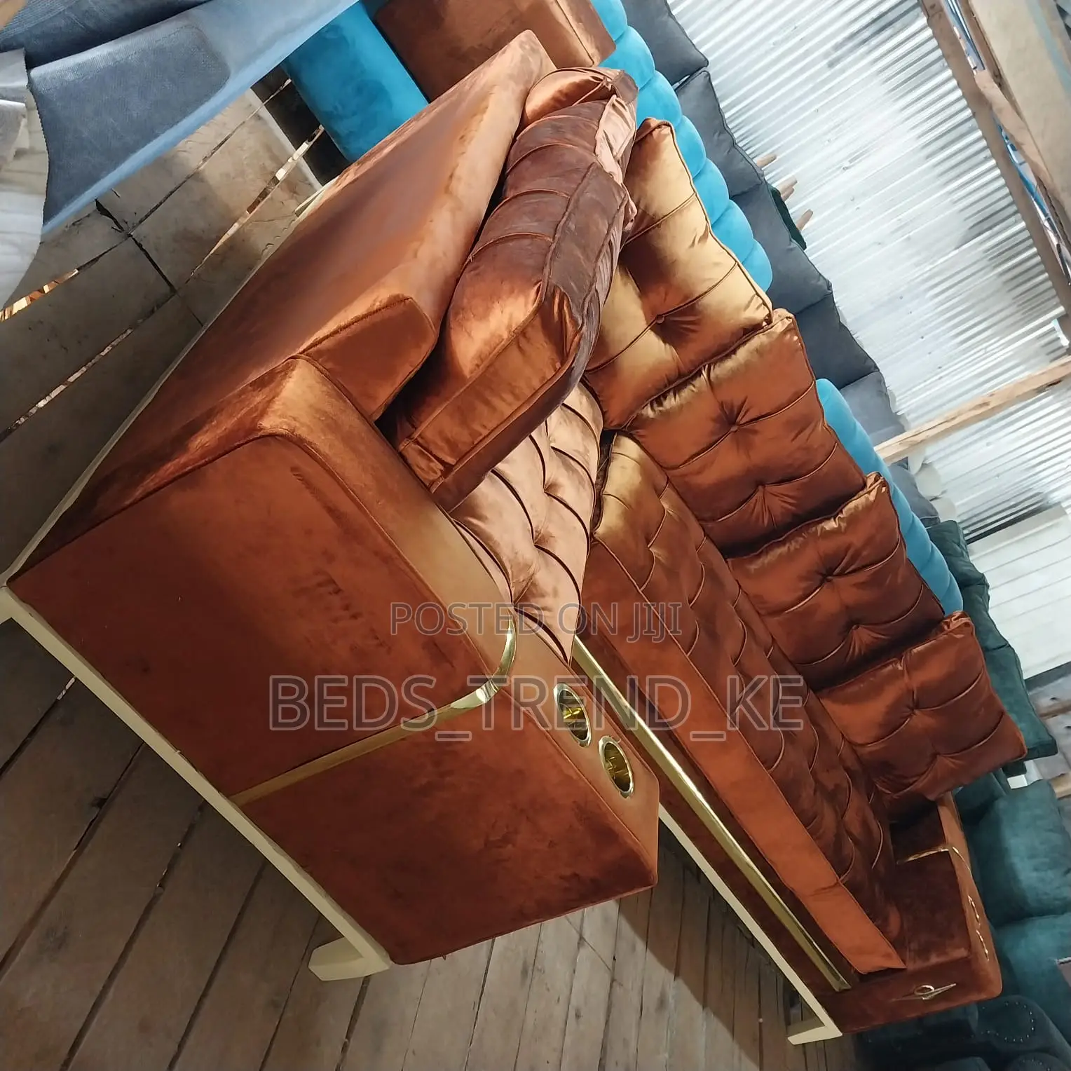 Cozy 6 Seater Chester L Seat Sofa With Cup Holders