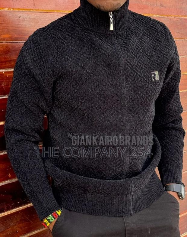 Fluffy Warm Designer Quality Mens' Zipped Sweaters Fleece - thumbnail 6