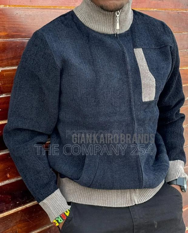 Fluffy Warm Designer Quality Mens' Zipped Sweaters Fleece - thumbnail 7