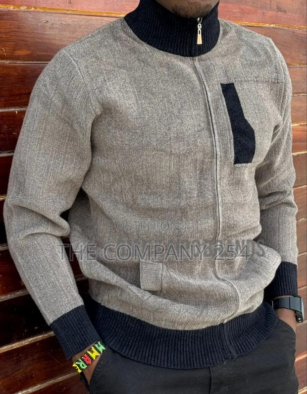 Fluffy Warm Designer Quality Mens' Zipped Sweaters Fleece - thumbnail 8