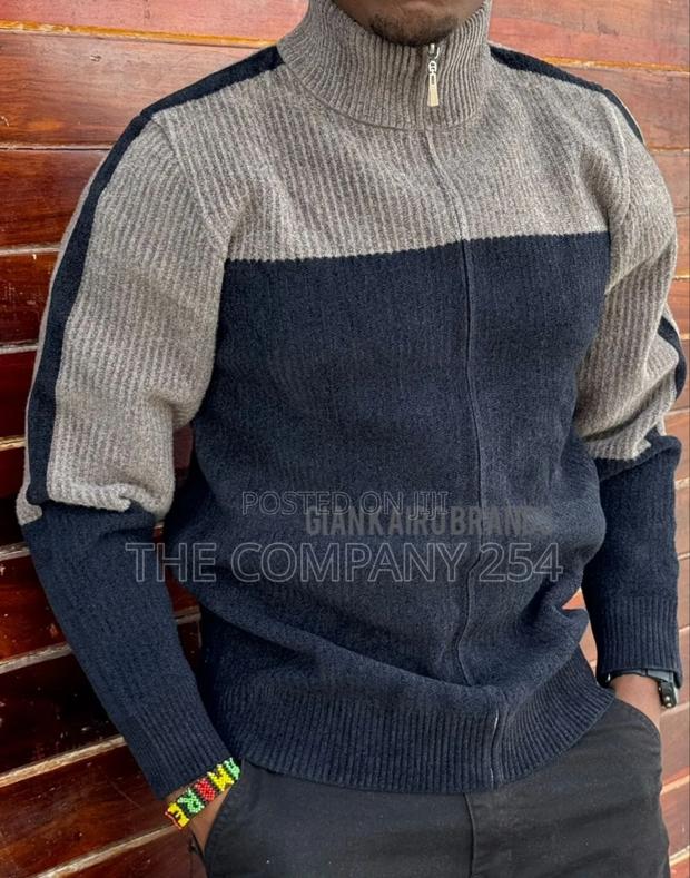 Fluffy Warm Designer Quality Mens' Zipped Sweaters Fleece - thumbnail 10