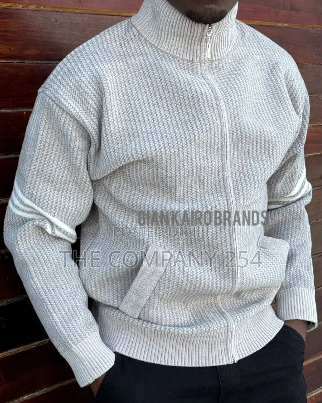 Fluffy Warm Designer Quality Mens' Zipped Sweaters Fleece
