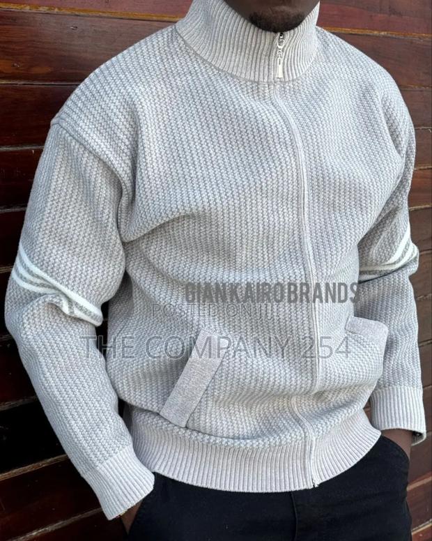 Fluffy Warm Designer Quality Mens' Zipped Sweaters Fleece - thumbnail 12