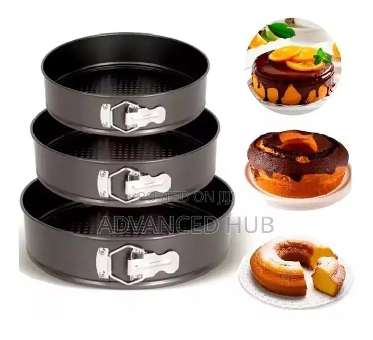 3pc Round Baking Tins