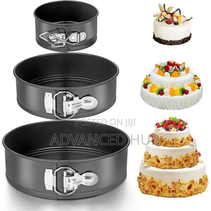 3pc Round Baking Tins