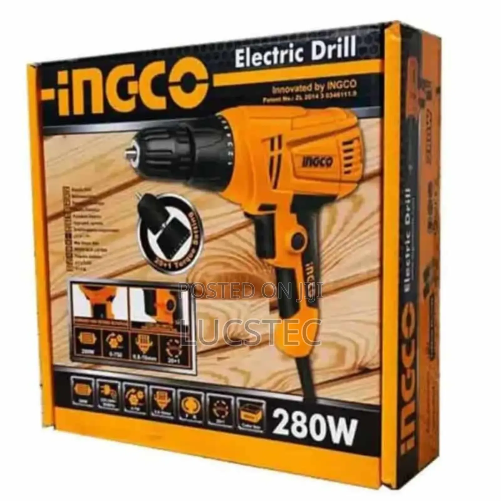 Ingco Electric Drill, 280w