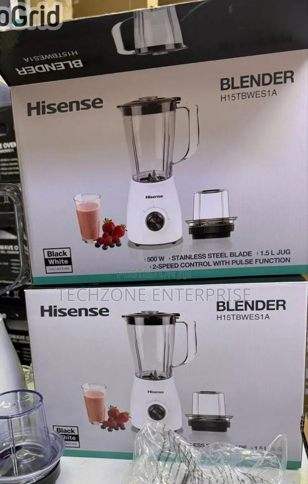 Hisense 2 in 1 (H15tbwes1) 1.5l Blender Stainless Blades
