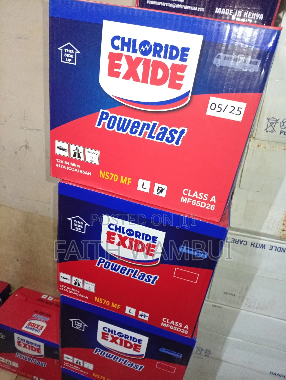 Ns70 Mf Chloride Exide/Chloride Exide Battery