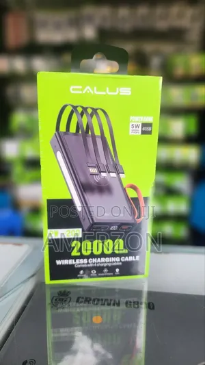 Calus Power Bank Sans Fil 20000mahcapacité Pw-200