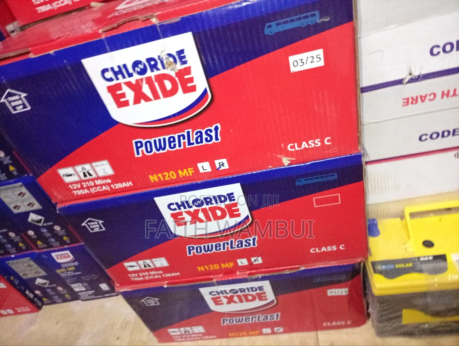 Chloride Exide N120 Mf/ Power Last N 120 Mf