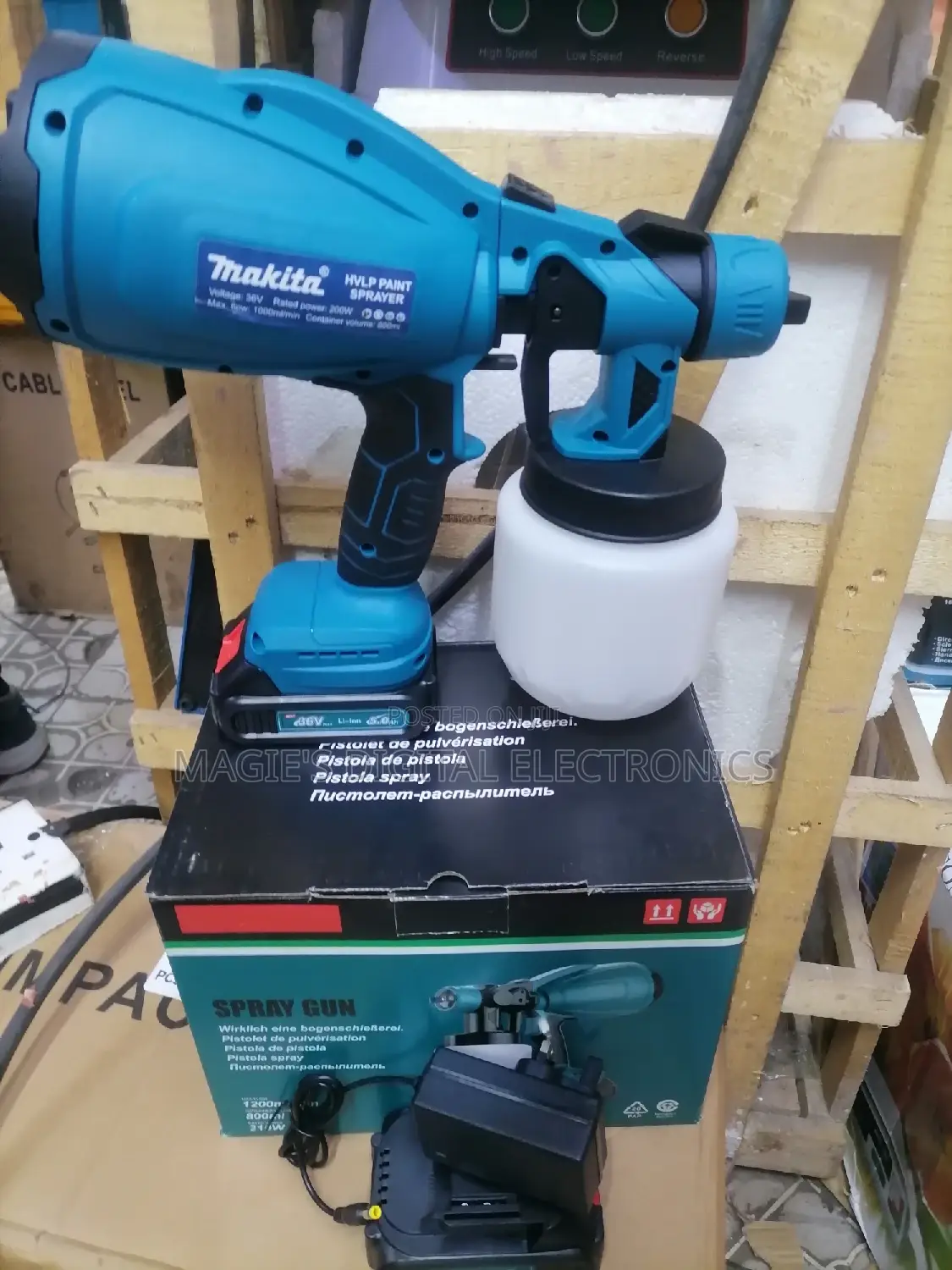 Most Appropriate 200w Makita Cordless Spray Gun