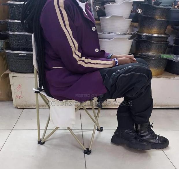 Foldable Metallic Frame Water Proof Canvas Camping Chair - main view