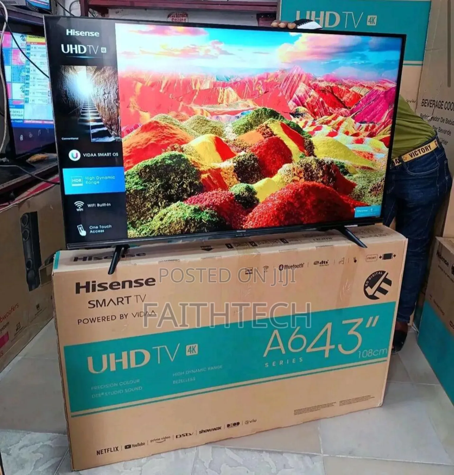 Hisense 65 Smart 4k Uhd 65a6kken