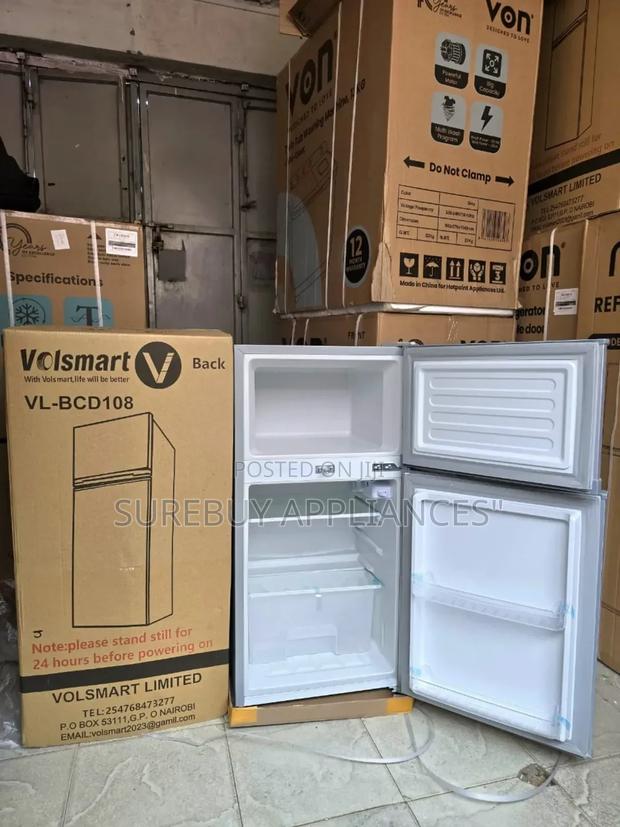Volsmart 108l Double Door Refrigerator - main view
