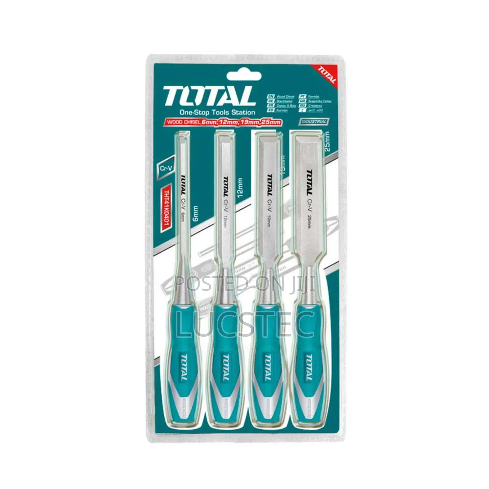 Total 4-piece Wood Chisel Set,