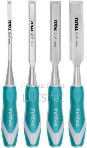 Total 4-piece Wood Chisel Set,