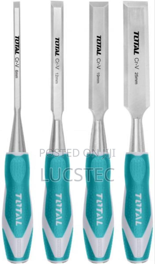 Total 4-piece Wood Chisel Set, - thumbnail 2