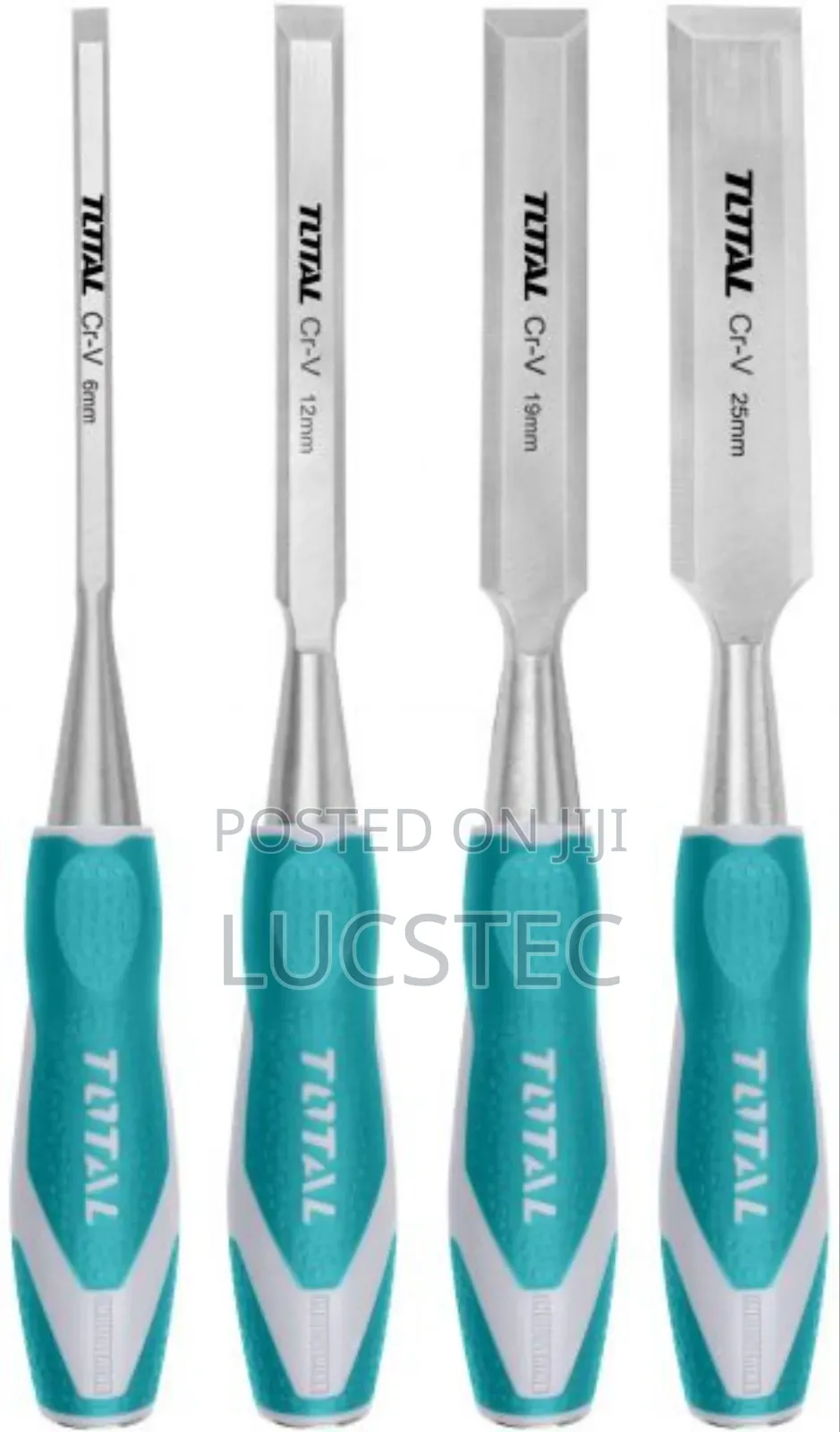 Total 4-piece Wood Chisel Set,