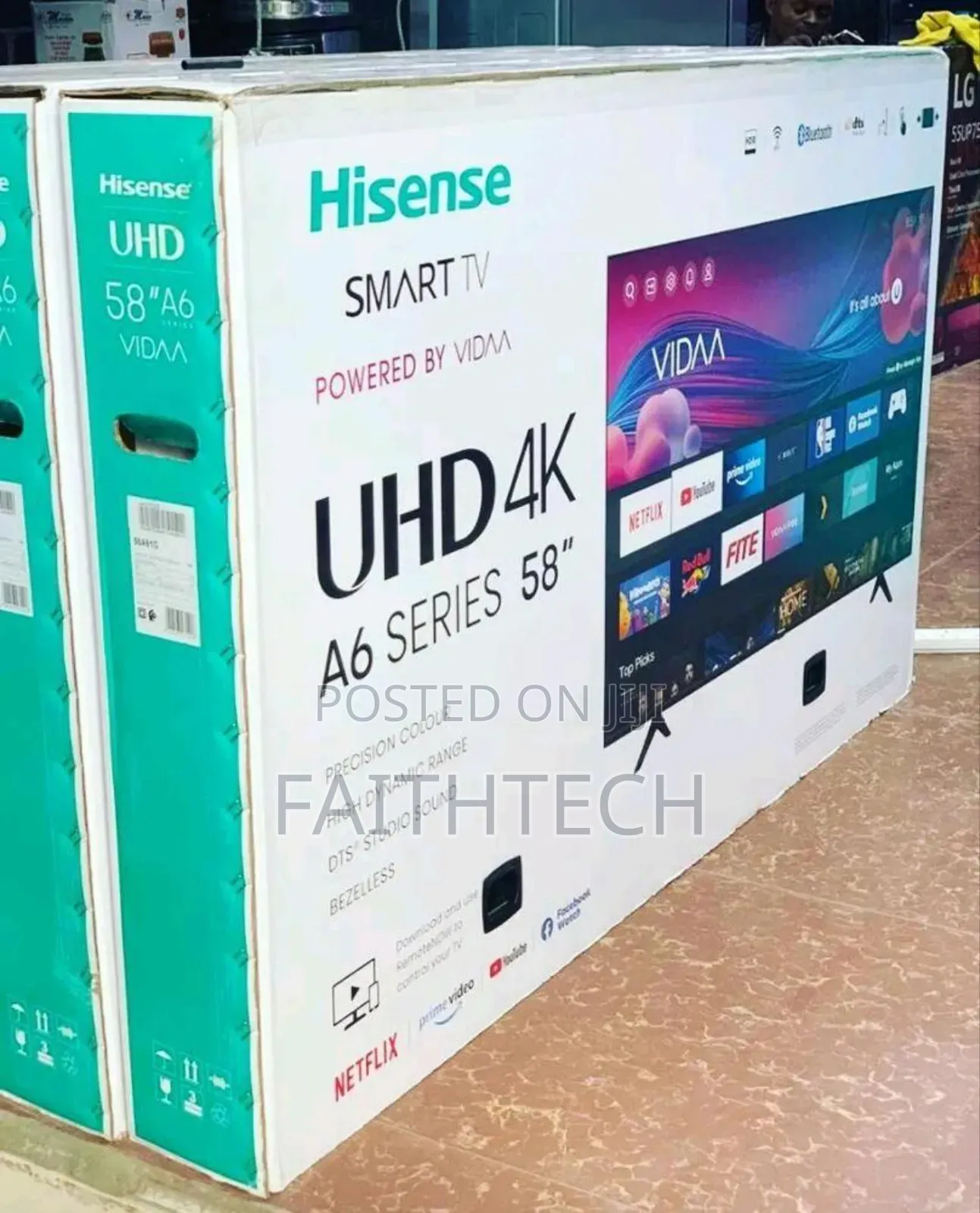 Hisense 58 Smart 4k Vidaa 58a6hken